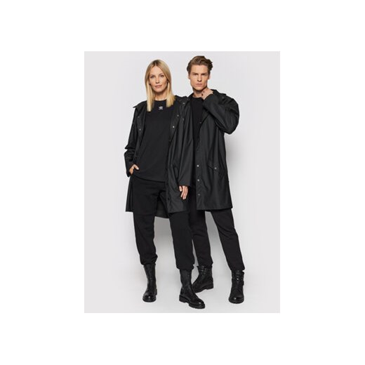 Rains Kurtka przeciwdeszczowa Unisex 12020 Czarny Regular Fit ze sklepu MODIVO w kategorii Kurtki damskie - zdjęcie 168683040