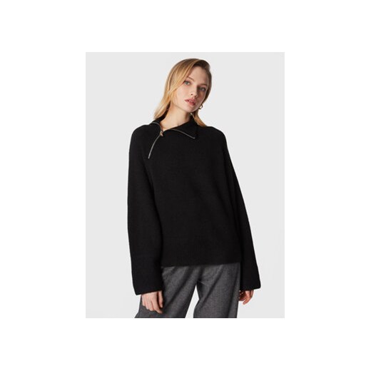 Edited Sweter Xamira EDT6363001000002 Czarny Relaxed Fit ze sklepu MODIVO w kategorii Swetry damskie - zdjęcie 168683182