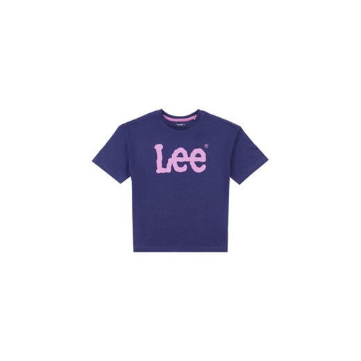 Lee T-Shirt Wobbly Graphic LEG5030 Niebieski Regular Fit ze sklepu MODIVO w kategorii Bluzki dziewczęce - zdjęcie 168683362