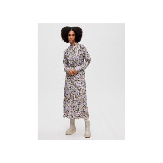 Selected Femme Sukienka koszulowa Katrin 16088077 Kolorowy Regular Fit ze sklepu MODIVO w kategorii Sukienki - zdjęcie 168683830