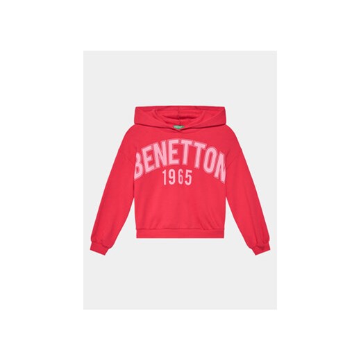 United Colors Of Benetton Bluza 3J68C203I Różowy Relaxed Fit ze sklepu MODIVO w kategorii Bluzy dziewczęce - zdjęcie 168684224