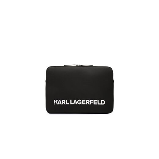 KARL LAGERFELD Etui na laptopa 231W3211 Czarny ze sklepu MODIVO w kategorii Torby na laptopa - zdjęcie 168684252