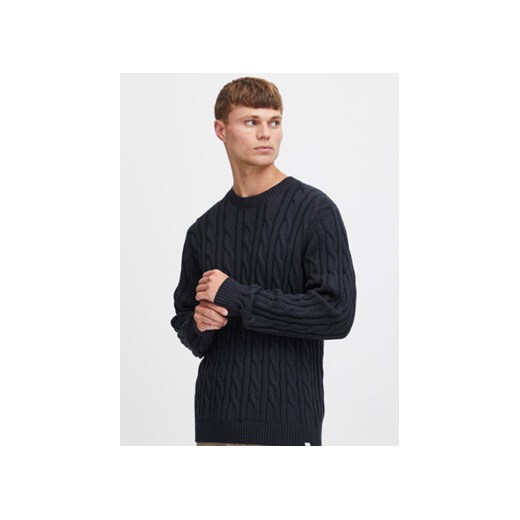 Solid Sweter 21107899 Granatowy Regular Fit ze sklepu MODIVO w kategorii Swetry męskie - zdjęcie 168684253