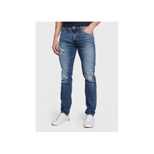 Pepe Jeans Jeansy Stanley PM206816 Granatowy Tapered Fit Pepe Jeans 31_32 MODIVO