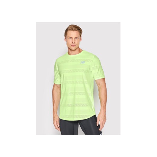 New Balance Koszulka techniczna Speed MT13277 Zielony Athletic Fit ze sklepu MODIVO w kategorii T-shirty męskie - zdjęcie 168684904