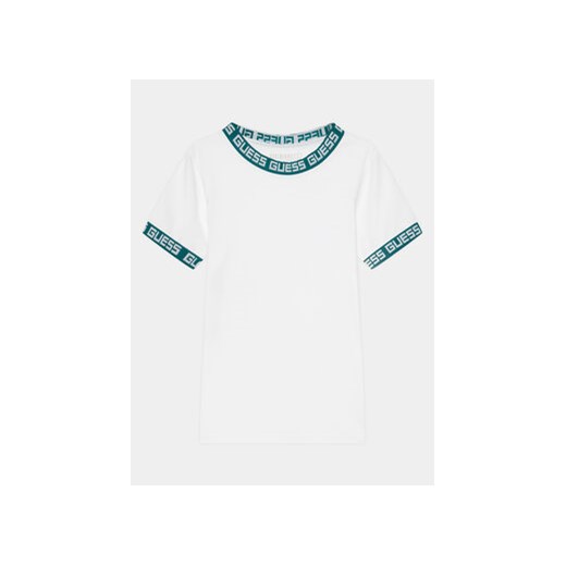 Guess T-Shirt J4RI45 K6YW4 Biały Regular Fit ze sklepu MODIVO w kategorii T-shirty chłopięce - zdjęcie 168685051