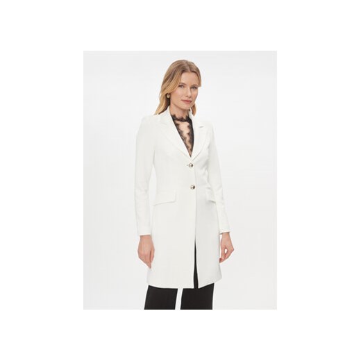 Rinascimento Płaszcz przejściowy CFC0117952003 Biały Regular Fit ze sklepu MODIVO w kategorii Płaszcze damskie - zdjęcie 168685083