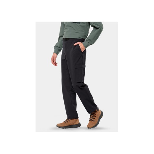 Jack Wolfskin Spodnie outdoor Wandermood Pants 1508401 Czarny Regular Fit ze sklepu MODIVO w kategorii Spodnie męskie - zdjęcie 168685264