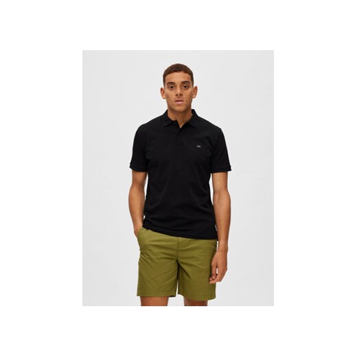 Selected Homme Polo 16087839 Czarny Regular Fit ze sklepu MODIVO w kategorii T-shirty męskie - zdjęcie 168685474