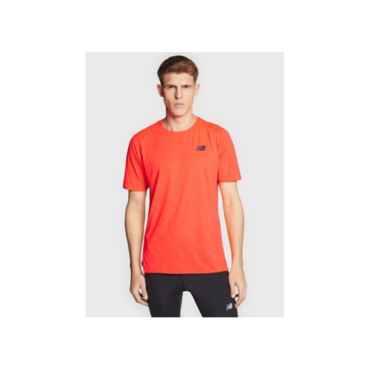 New Balance Koszulka techniczna Speed Jacquard MT23281 Pomarańczowy Athletic Fit ze sklepu MODIVO w kategorii T-shirty męskie - zdjęcie 168685731