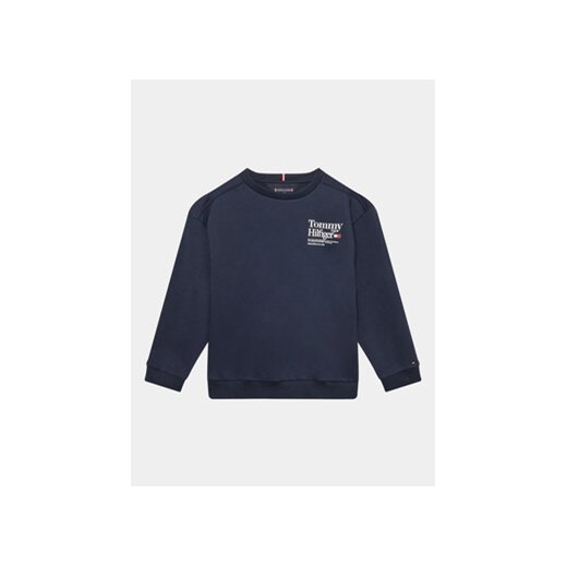 Tommy Hilfiger Bluza KB0KB08188 D Granatowy Regular Fit ze sklepu MODIVO w kategorii Bluzy chłopięce - zdjęcie 168686273