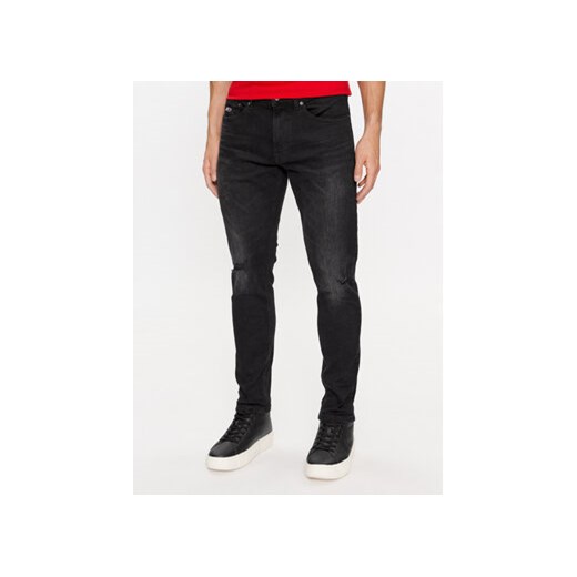 Tommy Jeans Jeansy Austin DM0DM17418 Czarny Slim Fit Tommy Jeans 34_34 wyprzedaż MODIVO