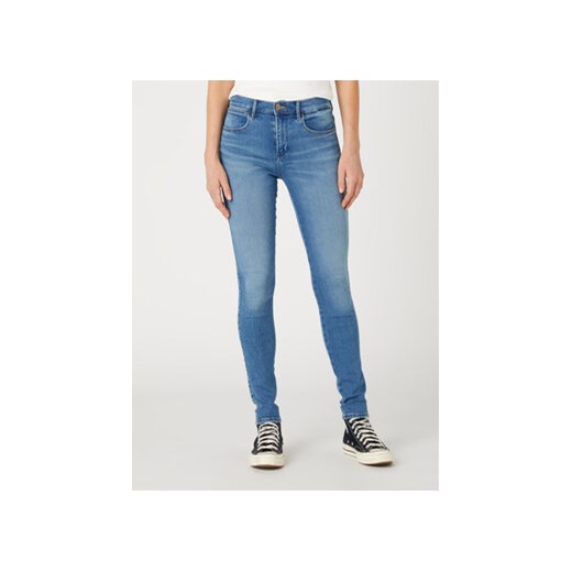 Wrangler Jeansy High Skinny 630 W27HCY37O 112332394 Niebieski Skinny Fit ze sklepu MODIVO w kategorii Jeansy damskie - zdjęcie 168686681