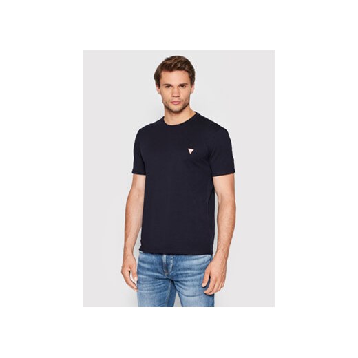 Guess T-Shirt M2YI36 I3Z11 Granatowy Slim Fit ze sklepu MODIVO w kategorii T-shirty męskie - zdjęcie 168687242