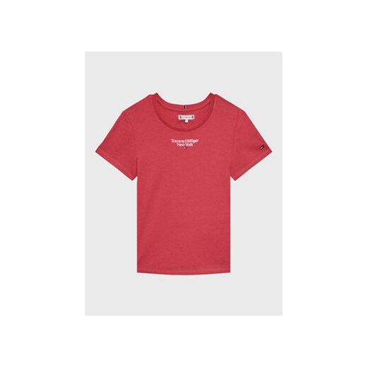Tommy Hilfiger T-Shirt KG0KG07083 M Różowy Regular Fit Tommy Hilfiger 6Y wyprzedaż MODIVO