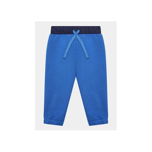 United Colors Of Benetton Spodnie dresowe 3PANGF02R Niebieski Regular Fit ze sklepu MODIVO w kategorii Spodnie chłopięce - zdjęcie 168687984