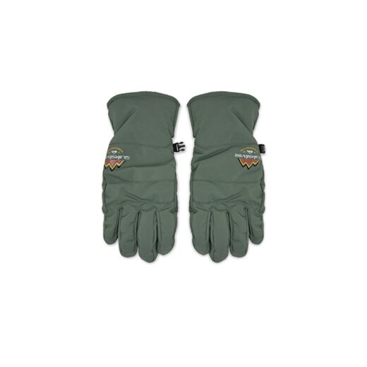 Quiksilver Rękawice narciarskie EQYHN03184 Zielony ze sklepu MODIVO w kategorii Rękawiczki męskie - zdjęcie 168688032