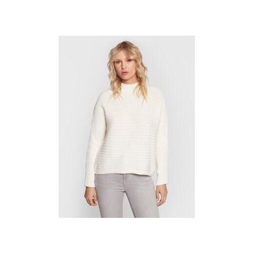 Comma Sweter 2121754 Biały Relaxed Fit ze sklepu MODIVO w kategorii Swetry damskie - zdjęcie 168688122