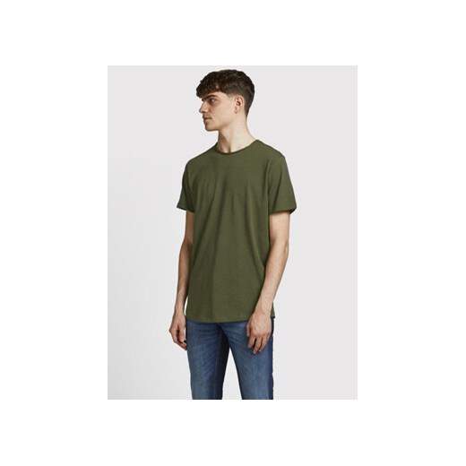 Jack&Jones T-Shirt Basher 12182498 Zielony Regular Fit ze sklepu MODIVO w kategorii T-shirty męskie - zdjęcie 168688370