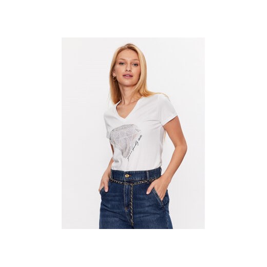 Liu Jo T-Shirt WF3080 JS923 Biały Regular Fit ze sklepu MODIVO w kategorii Bluzki damskie - zdjęcie 168688763