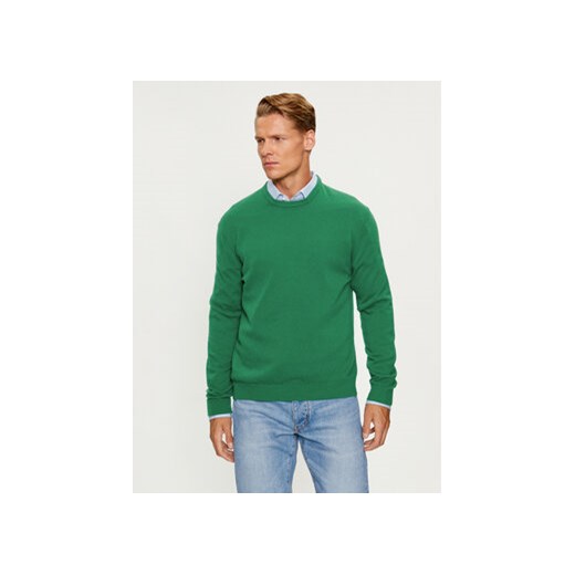 United Colors Of Benetton Sweter 1002U1G34 Zielony Regular Fit ze sklepu MODIVO w kategorii Swetry męskie - zdjęcie 168688932
