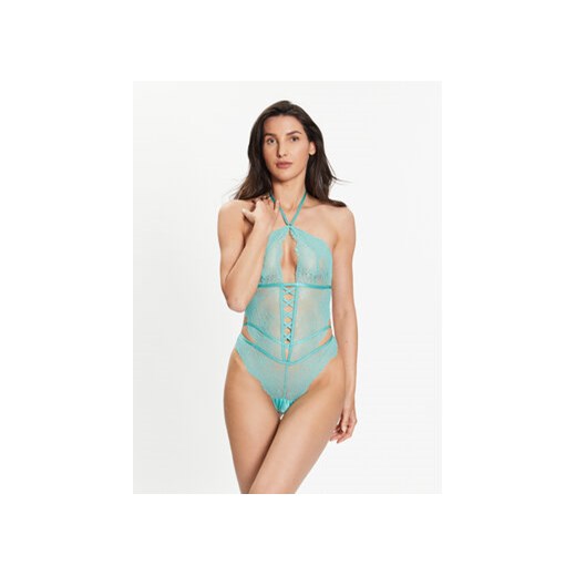 Hunkemöller Body 202131 Niebieski ze sklepu MODIVO w kategorii Body damskie - zdjęcie 168689534