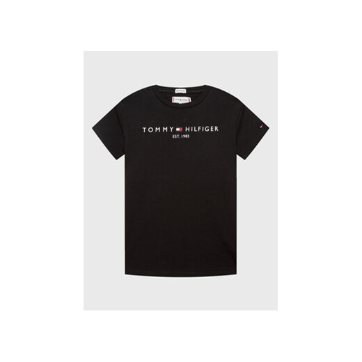 Tommy Hilfiger T-Shirt Essential KG0KG06585 D Czarny Regular Fit Tommy Hilfiger 8Y MODIVO