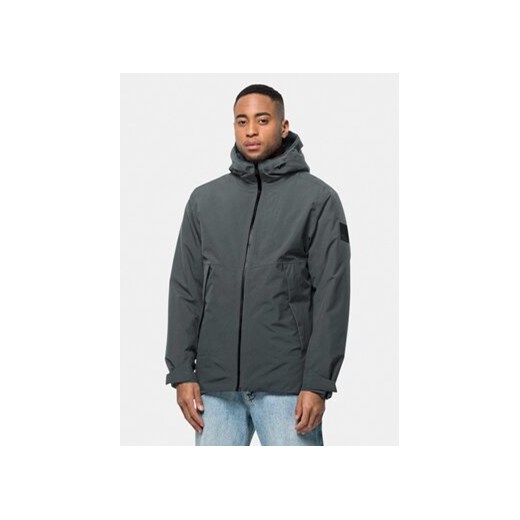 Jack Wolfskin Kurtka zimowa Tempelhof Jkt 1115491 Zielony Regular Fit Jack Wolfskin XL okazyjna cena MODIVO