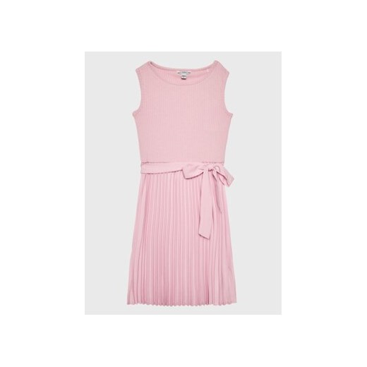 Guess Sukienka codzienna J2GK40 RC1S0 Różowy Regular Fit ze sklepu MODIVO w kategorii Sukienki dziewczęce - zdjęcie 168690143