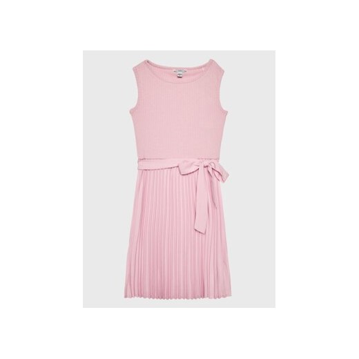 Guess Sukienka codzienna J2GK40 RC1S0 Różowy Regular Fit Guess 10Y promocja MODIVO