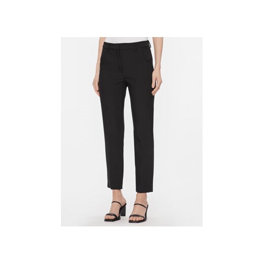 Weekend Max Mara Spodnie materiałowe Rana 2415131021 Czarny Slim Fit 40 MODIVO