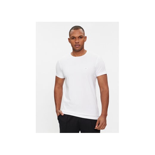 Calvin Klein T-Shirt K10K112724 Biały Slim Fit ze sklepu MODIVO w kategorii T-shirty męskie - zdjęcie 168690354
