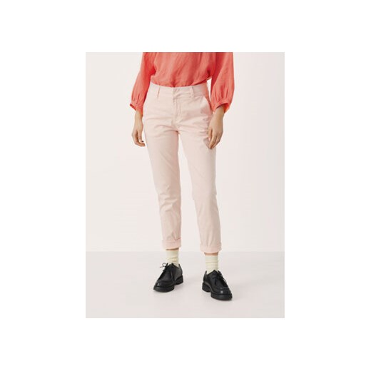 Part Two Spodnie materiałowe Soffys 30305570 Różowy Regular Fit ze sklepu MODIVO w kategorii Spodnie damskie - zdjęcie 168690872
