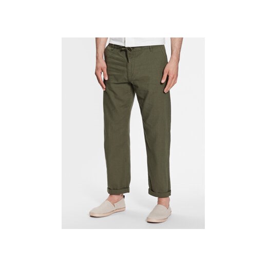 INDICODE Spodnie materiałowe Clio 60-301 Khaki Regular Fit ze sklepu MODIVO w kategorii Spodnie męskie - zdjęcie 168690984
