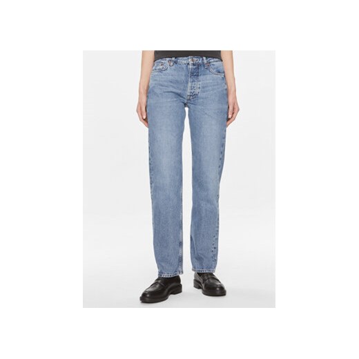 Samsøe Samsøe Jeansy Susan F23400103 Niebieski Straight Fit ze sklepu MODIVO w kategorii Jeansy damskie - zdjęcie 168691142