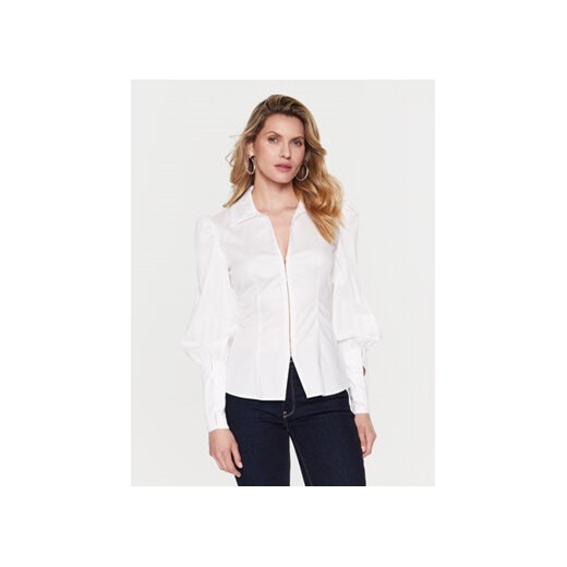 Guess Bluzka Rina W3RH31 WAF10 Biały Regular Fit ze sklepu MODIVO w kategorii Koszule damskie - zdjęcie 168691394