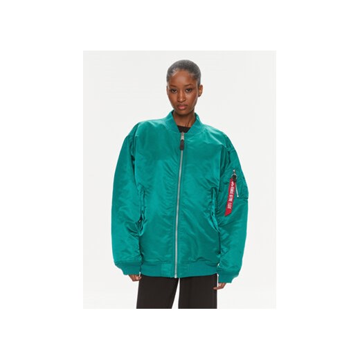 Alpha Industries Kurtka bomber MA-1 Core 108010 Zielony Regular Fit Alpha Industries XS_S okazja MODIVO