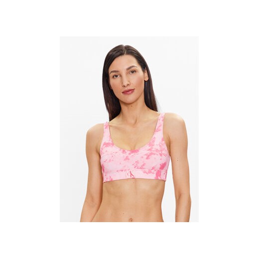 Calvin Klein Swimwear Góra od bikini KW0KW02122 Różowy ze sklepu MODIVO w kategorii Stroje kąpielowe - zdjęcie 168691884