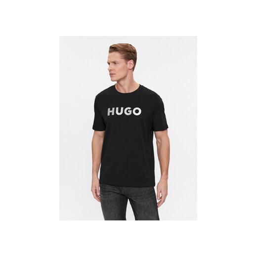 Hugo T-Shirt Dulivio 50506996 Czarny Regular Fit ze sklepu MODIVO w kategorii T-shirty męskie - zdjęcie 168691980