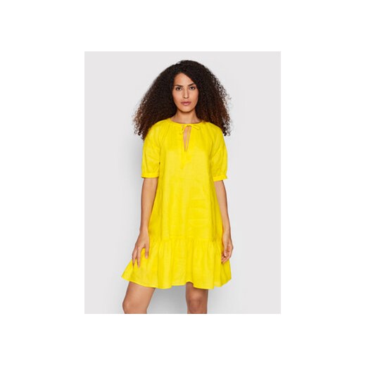MAX&Co. Sukienka letnia Miriam 72211522 Żółty Relaxed Fit ze sklepu MODIVO w kategorii Sukienki - zdjęcie 168692102