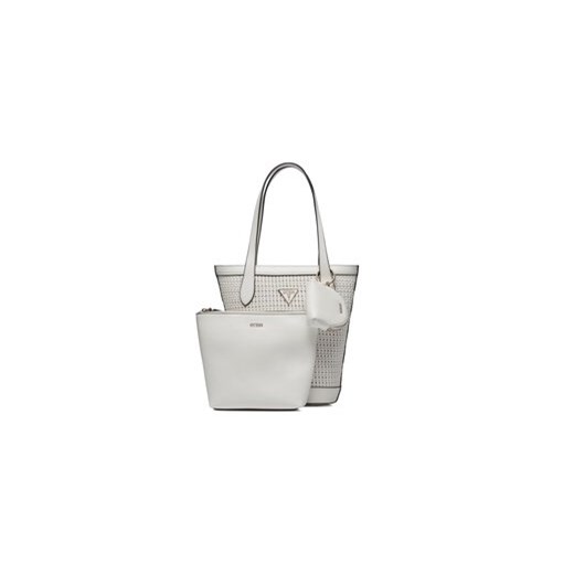 Guess Torebka Emelda (WG) HWWG92 04220 Biały ze sklepu MODIVO w kategorii Torby Shopper bag - zdjęcie 168692120