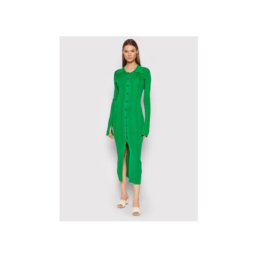 Remain Sukienka dzianinowa Alzira RM1052 Zielony Slim Fit Remain 36 okazyjna cena MODIVO