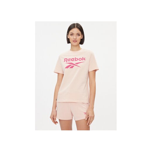 Reebok T-Shirt IM4090 Różowy ze sklepu MODIVO w kategorii Bluzki damskie - zdjęcie 168692343