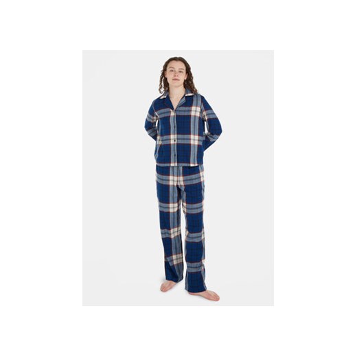 Tommy Hilfiger Piżama UW0UW03961 Niebieski Relaxed Fit ze sklepu MODIVO w kategorii Piżamy damskie - zdjęcie 168692421