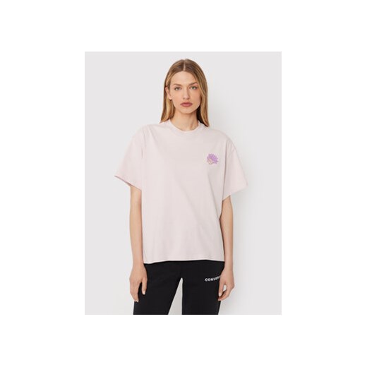Converse T-Shirt Desert Rave 10024662-A03 Różowy Loose Fit ze sklepu MODIVO w kategorii Bluzki damskie - zdjęcie 168692560