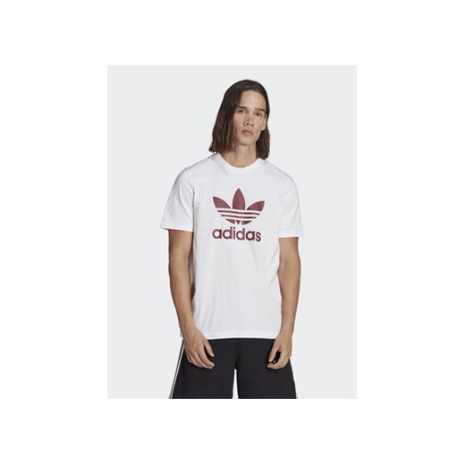 adidas T-Shirt adicolor Classics Trefoil IA4812 Biały Regular Fit ze sklepu MODIVO w kategorii T-shirty męskie - zdjęcie 168692842