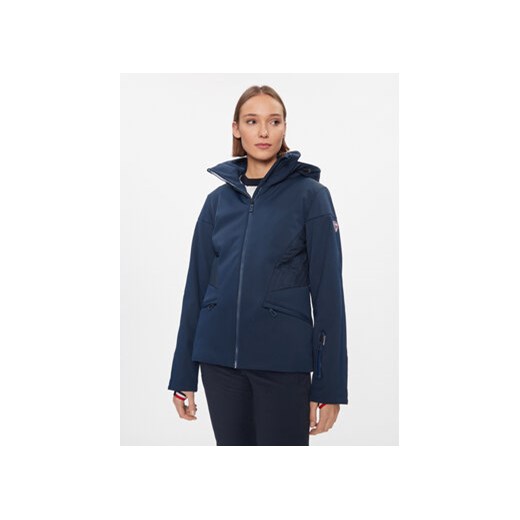 Rossignol Kurtka narciarska W Softshell Flat Jkt RLLWJ15 Granatowy Regular Fit ze sklepu MODIVO w kategorii Kurtki damskie - zdjęcie 168692872