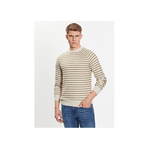 Blend Sweter 20715142 Beżowy Regular Fit ze sklepu MODIVO w kategorii Swetry męskie - zdjęcie 168692982