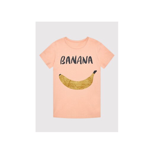 NAME IT T-Shirt 13200156 Pomarańczowy Regular Fit ze sklepu MODIVO w kategorii Bluzki dziewczęce - zdjęcie 168693073