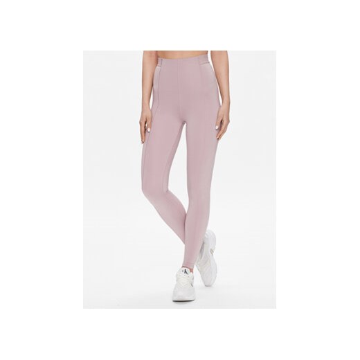 Calvin Klein Performance Legginsy 00GWS3L603 Różowy Slim Fit ze sklepu MODIVO w kategorii Spodnie damskie - zdjęcie 168693161